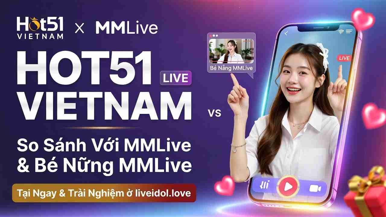 Hot51 Vietnam: So Sánh Với MMLive & Bé Nọng MMLive